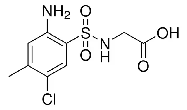 2-chloro-5-{[(4-methylphenyl)amino]sulfonyl}benzoic acid structure, CAS 313259-41-5