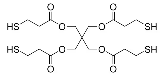 PENTAERYTHRITOL TETRA(3-MERCAPTOPROPIONATE) structure, CAS 7575-23-7