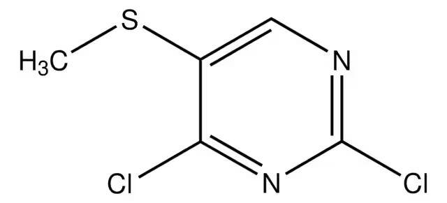2,4-dichloro-5-MethylsulfanylpyriMidine structure, CAS 7401-98-1