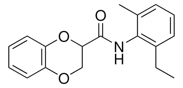N-(2-pyridinyl)-2,3-dihydro-1,4-benzodioxine-6-sulfonamide structure, CAS 302584-09-4