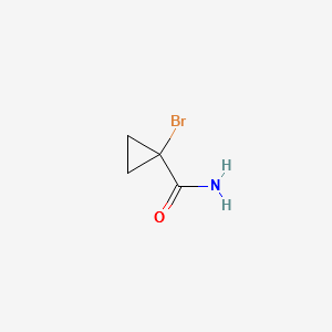 1-BroMocyclopropanecarboxaMide structure, CAS 198758-97-3