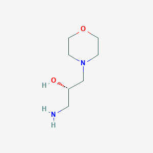 4-Morpholineethanol,alpha-(aminomethyl)-,(alphaS)-(9CI) structure, CAS 452105-36-1