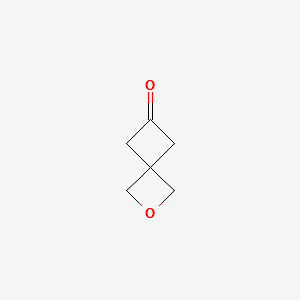 2-Oxa-spiro[3.3]heptan-6-one structure, CAS 1339892-66-8