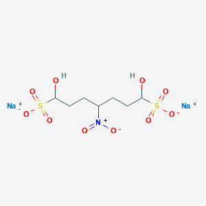 1,7-Heptanedisulfonic acid, 1,7-dihydroxy-4-nitro-, sodiuM salt structure, CAS 900186-74-5