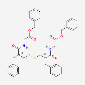 Deacetyl Racecadotril Disulfide structure, CAS 141437-88-9