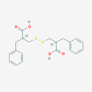 Racecadotril Diacid Impurity structure, CAS 141437-87-8