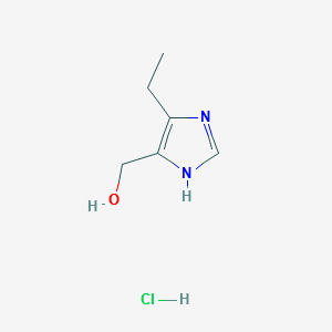 (5-Ethyl-1H-imidazol-4-yl)methanol structure, CAS 38603-74-6