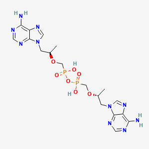 Tenofovir Alafenamide PMPA Impurity structure, CAS 1607007-18-0