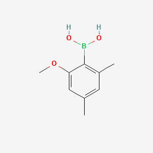 4-DIMETHYL-6-METHOXYPHENYLBORONIC ACID structure, CAS 355836-08-7