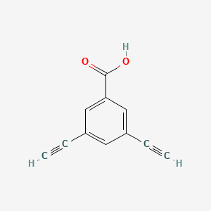 3,5-DIETHYNYL-BENZOIC ACID structure, CAS 883106-26-1