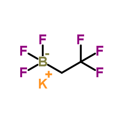 Potassium 2,2,2-trifluoroethane-2-trifluoroborate structure, CAS 1510778-85-4