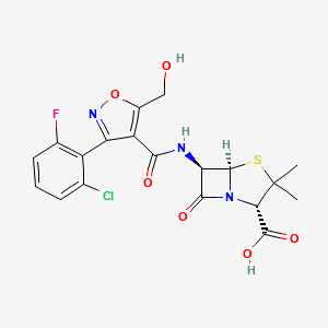 5-Hydroxymethyl Flucloxacillin structure, CAS 75524-31-1