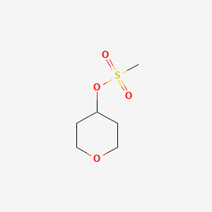 Tetrahydro-2H-pyran-4-yl methanesulfonate structure, CAS 134419-59-3