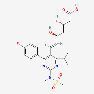 Rosuvastatin 3S, 5S-isomer structure, CAS 1584149-34-7