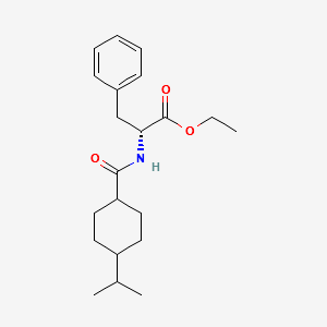 Nateglinide Ethyl Ester structure, CAS 187728-85-4