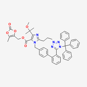 Trityl olMesartan MedoxoMil iMpurity II structure, CAS 1040405-56-8