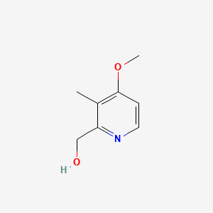 4-Methoxy-3-Methyl-2-Pyridinemethanol structure, CAS 86604-77-5