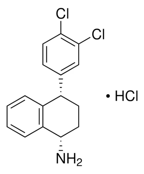 rac-cis-N-Desmethyl Sertraline Hydrochloride structure, CAS 91797-57-8