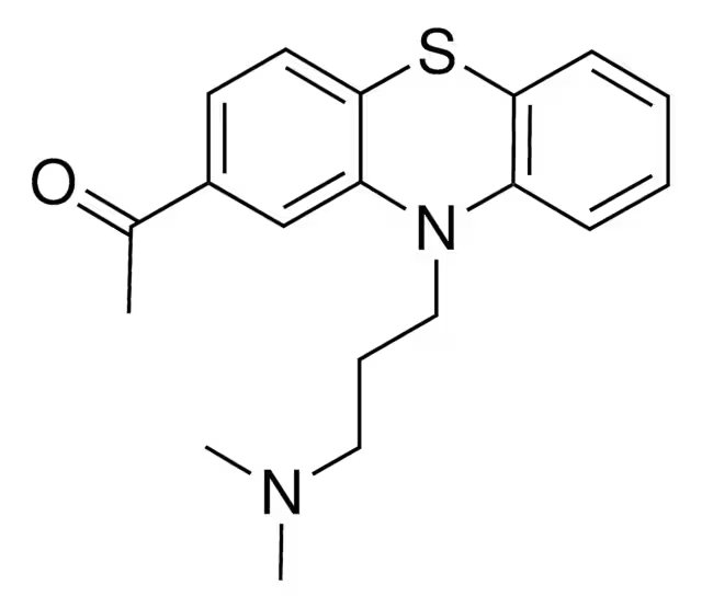 acepromazine structure, CAS 61-00-7