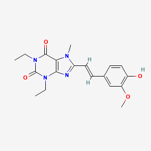 4-DesMethyl Istradefylline structure, CAS 160434-48-0