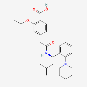 (R)-(-)-Repaglinide (Repaglinide Impurity) structure, CAS 147852-26-4