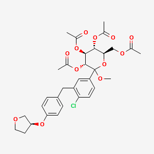 EMpagliflozin iMpurity 10 structure, CAS 2069942-68-1