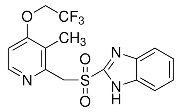 N-[3-Methyl-4-(2,2,2-trifluoroethoxy)-2-pyridinyl]Methyl Lansoprazole structure, CAS 1083100-26-8