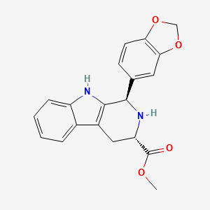 (1R,3S)-1-(1,3-Benzodioxol-5-yl)-2,3,4,9-tetrahydro-1H-pyrido[3,4-b]indole-3-carboxylic Acid Methyl Ester structure, CAS 171596-44-4