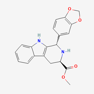 (1S,3R)-Methyl-1,2,3,4-tetrahydro-1-(3,4-Methylenedioxyphenyl)-9H-pyrido[3,4-b]indole-3-carboxylate structure, CAS 171596-42-2