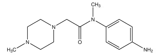 N-methyl-N-(4-nitrophenyl)-2-(piperazin-1-yl)acetamide structure, CAS 2037385-84-3