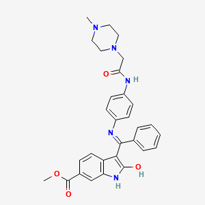 Nintedanib impurity I structure, CAS 894783-61-0