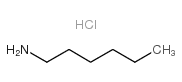 N-HEXYLAMINE HYDROCHLORIDE structure, CAS 142-81-4