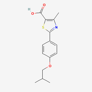 Febuxostat Descyano Impurity structure, CAS 1206550-99-3