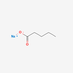 SODIUM VALERATE structure, CAS 6106-41-8