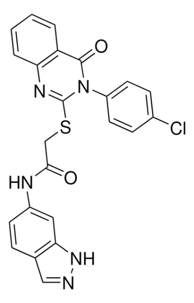 2-[(3-Iodo-1H-indazol-6-yl)sulfanyl]-N-methylbenzamide structure, CAS 885126-34-1