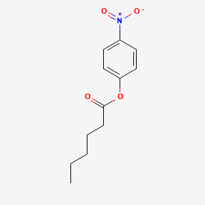 N-CAPROIC ACID 4-NITROPHENYL ESTER structure, CAS 956-75-2