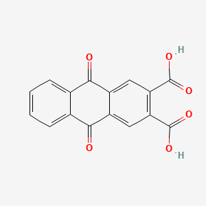 ANTHRAQUINONE-2,3-DICARBOXYLIC ACID structure, CAS 27485-15-0