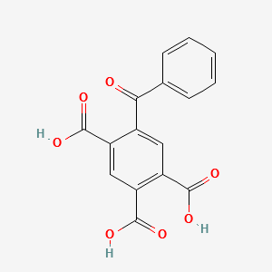 ENZOPHENONE-2,4,5-TRICARBOXYLIC ACID structure, CAS 135989-69-4