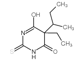 INACTIN (THIOBUTABARBITAL SODIUM SALT) structure, CAS 2095-57-0