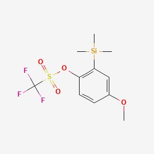 4-METHOXY-2-(TRIMETHYLSILYL)PHENYL TRIFLUOROMETHANESULFONATE structure, CAS 556812-41-0