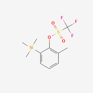 2-METHYL-6-(TRIMETHYLSILYL)PHENYL TRIFLUOROMETHANESULFONATE structure, CAS 556812-44-3