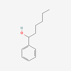 1-PHENYL-1-HEXANOL structure, CAS 4471-05-0