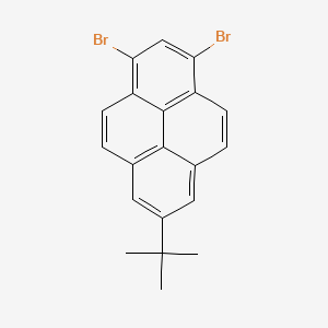 1,3-DibroMo-7-tert-butylpyrene structure, CAS 1005771-04-9