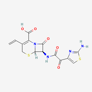 Cefdinir Glyoxalic Analog structure, CAS 79350-14-4