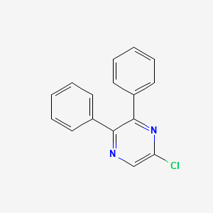 5-chloro-2,3-diphenylpyrazine structure, CAS 41270-66-0