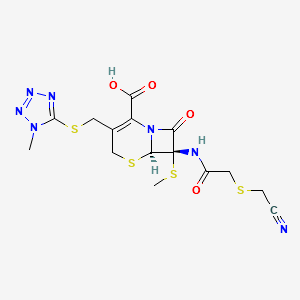 Cefmetazole Impurity 4 structure, CAS 68576-47-6