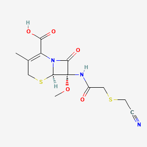 Cefmetazole sodium Impurity 20 structure, CAS 70953-18-3