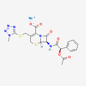 Cefamandole Nafate Impurity C (EP) structure, CAS 36922-16-4