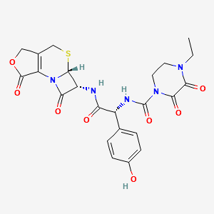 Des-(N-methyl-5-tetrazolethiolyl)furolactone Cefoperazone structure, CAS 73240-08-1