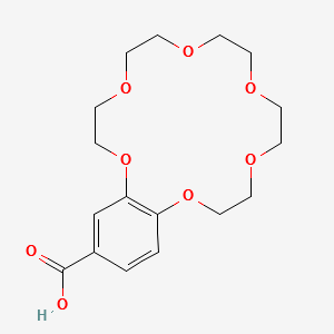 2,3-(4-CARBOXYBENZO)-1,4,7,10,13,16-HEXAOXACYCLOOCTADEC-2-ENE structure, CAS 60835-75-8
